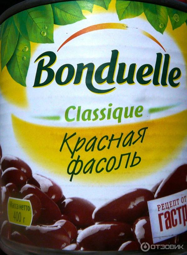 Красная фасоль Bonduelle фото