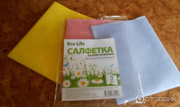 Салфетка хозяйственная перфорированная Eco Life фото