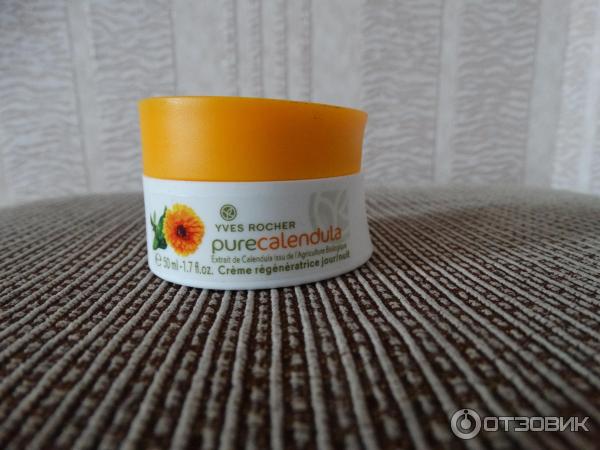 Регенерирующий крем Yves Rocher Pure Calendula для лица фото