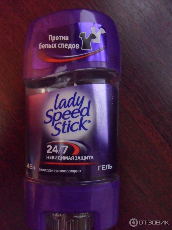 Дезодорант антиперсперант гель lady speed stick 24/7 Невидимая защита Против белых следов фото