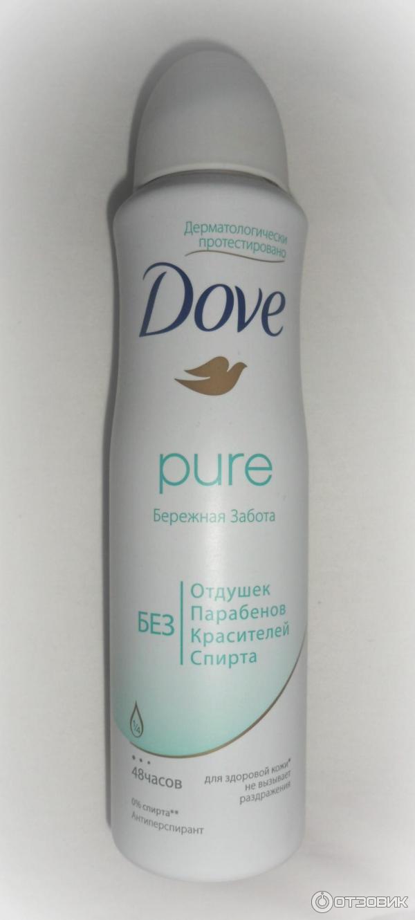 Антиперспирант Dove Pure Бережная забота