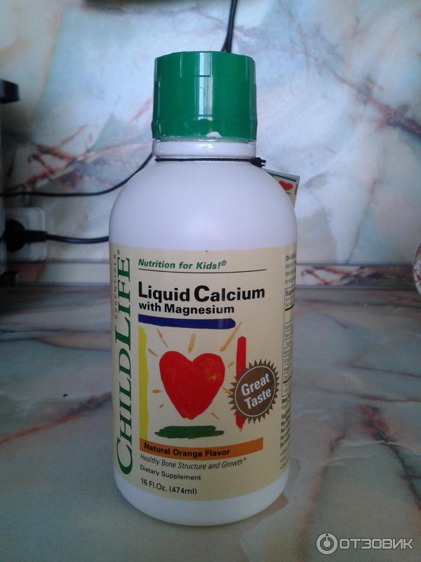 Комплекс с кальцием и магнием Child Life Liquid Calcium with Magnesium фото