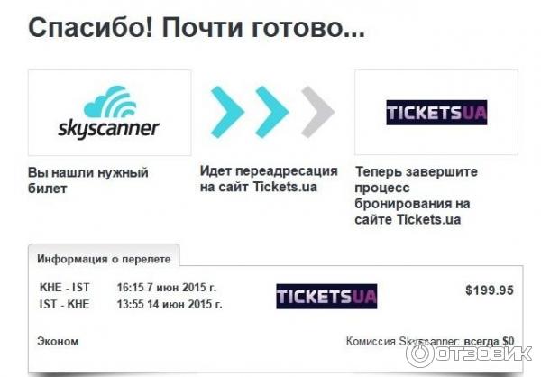 Skyscanner.com - система поиска авиабилетов фото