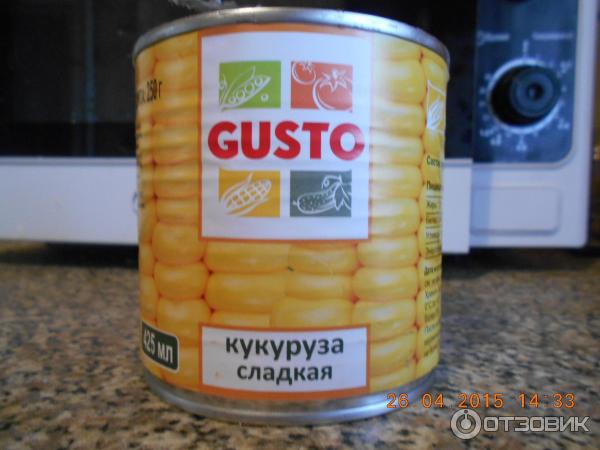 Кукуруза сладкая Gusto фото