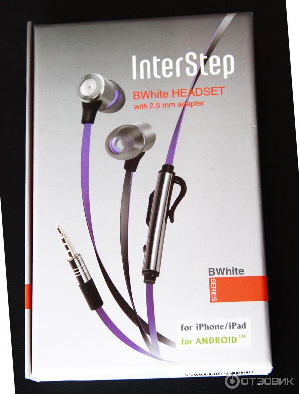 Наушники InterStep BWhite фото