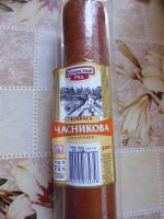 Колбаса Колбасный ряд "Часникова" фото
