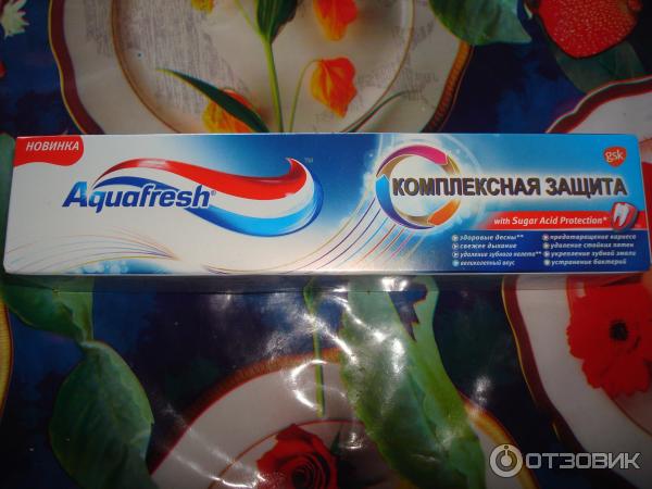 Зубная паста Aquafresh Комплексная защита Отбеливание фото