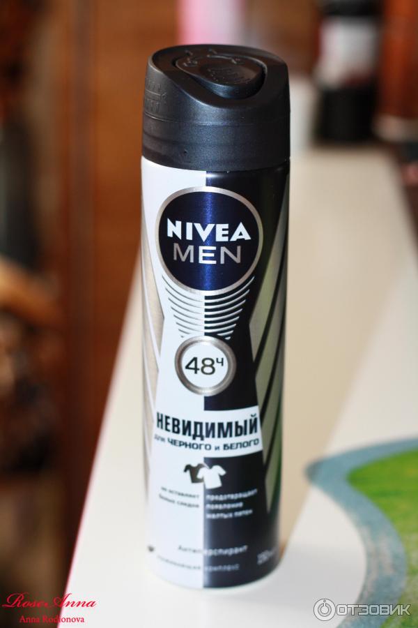 Дезодорант-антиперспирант мужской Nivea Men Невидимый для черного и белого фото