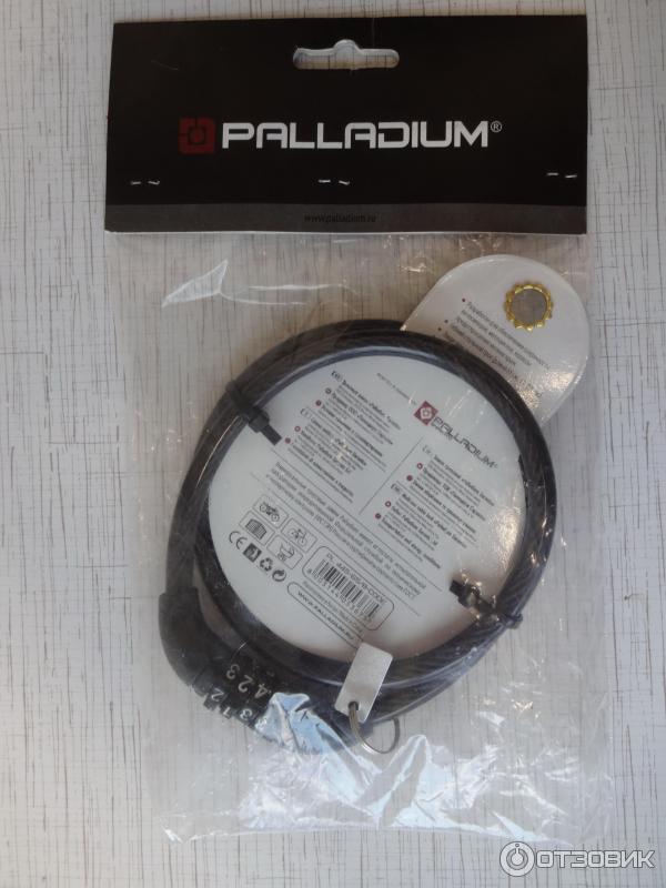 Замок тросовый Palladium PL 445- 65/8-CODE фото