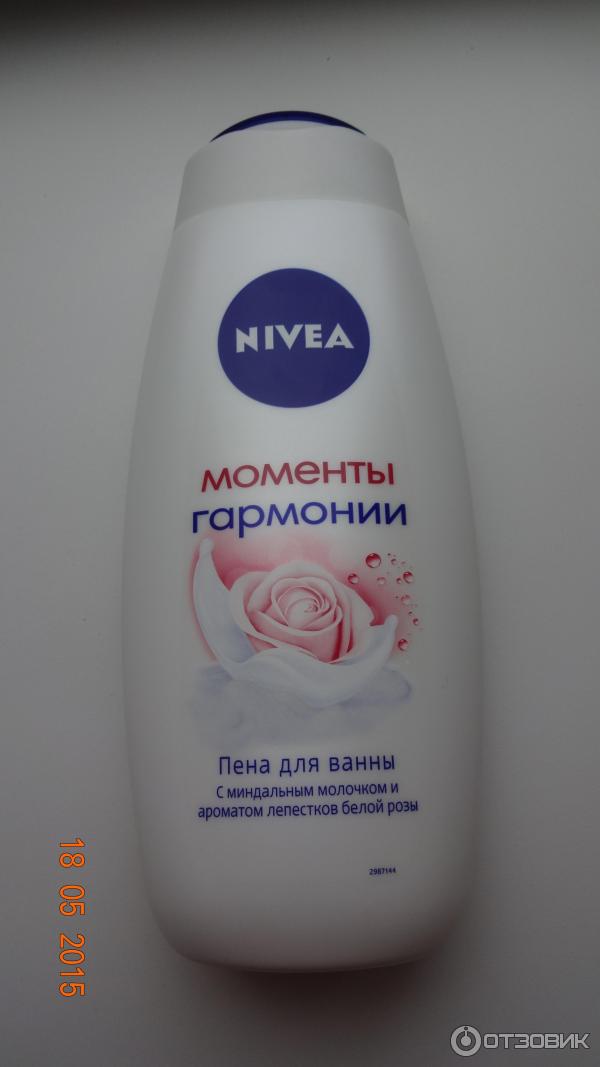 Пена для ванны Nivea Моменты гармонии фото