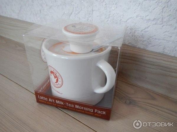 Маска для лица Tony Moly Latte Art Milk-tea Morning park фото