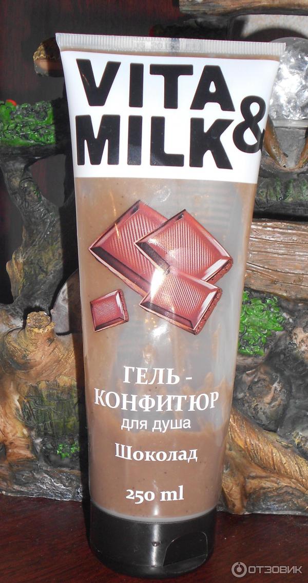 Гель-конфитюр для душа Vita&milk Шоколод фото