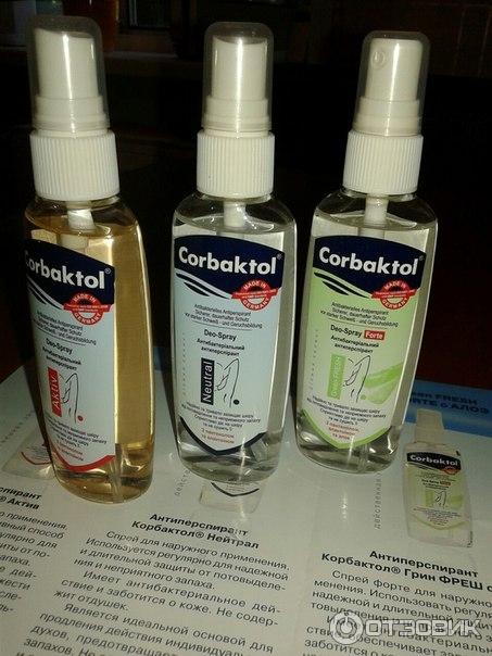 Антиперспирант Corbaktol Green Fresh Deo-Spray фото