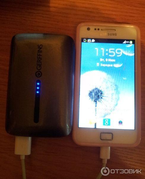 Внешняя АКБ Gerffins M331,7800Ah, grey (PowerBank)