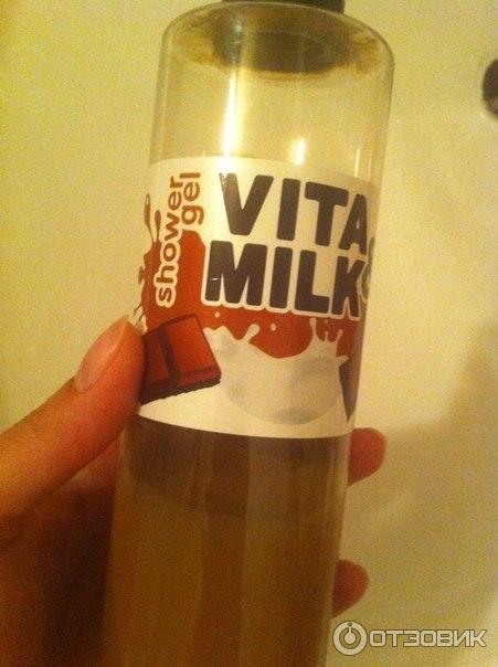 Гель для душа Vita&Milk Шоколад и молоко фото