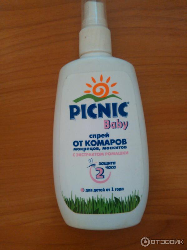 Спрей от комаров Арнест Picnic Baby фото