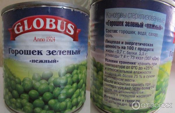 Зеленый Горошек Глобус Купить