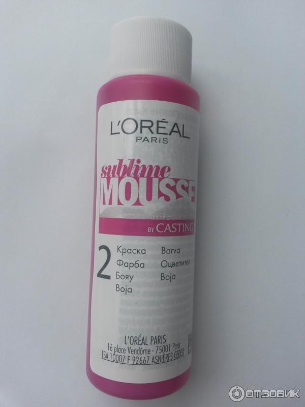 Краска-мусс для волос L'Oreal Paris Sublime Mousse фото