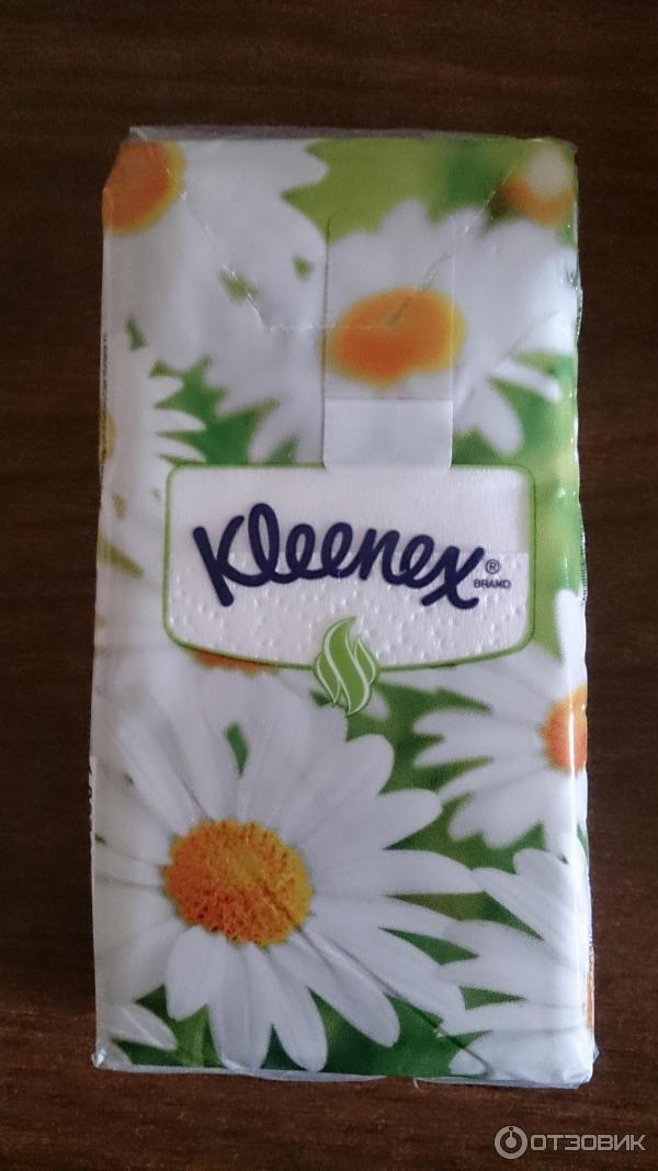 Бумажные платочки Kleenex Ромашка фото