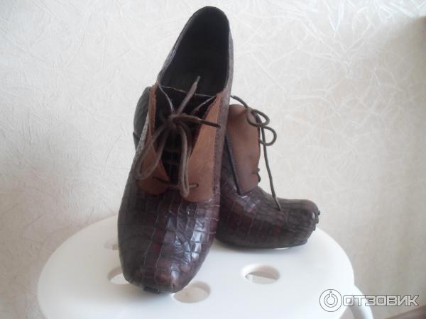 туфли на шнурхах Paolo Conte