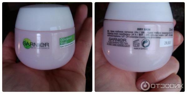 Питательный крем GARNIER Skin Natural Основной уход глубокое питание 24 часа фото