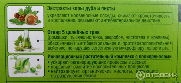 Зубная паста Лесной бальзам при кровоточивости десен на отваре целебных трав фото