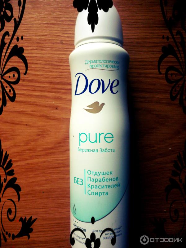 Дезодорант-антиперспирант Dove Pure Бережная забота фото