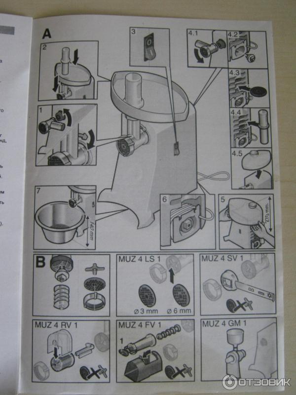 Мясорубка Bosch MFW 1501 фото