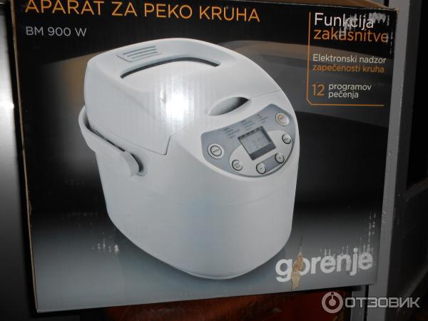 Хлебопечка Gorenje BM 900 W фото