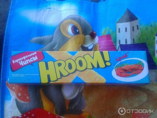 Чипсы HROOM с крабом