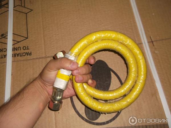 Как снять газовый шланг Отзыв о Резиновый газовый шланг Русло опять Китай?