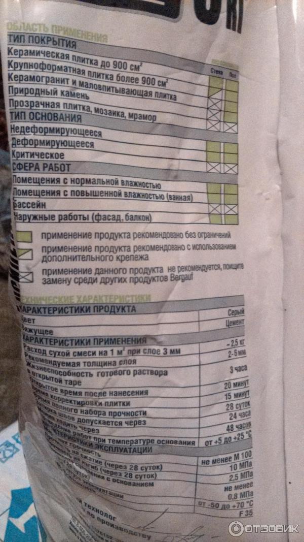 Плиточный Клей Бергауф Купить