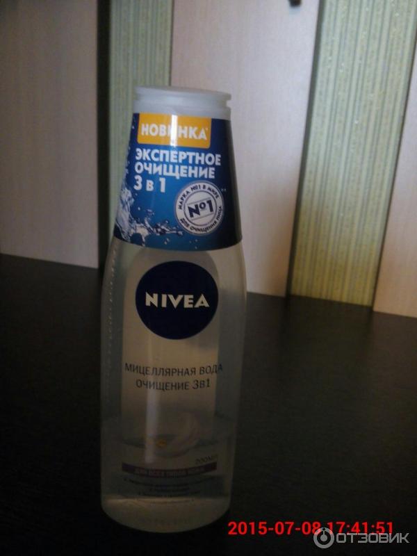 Мицеллярная вода Nivea Очищение 3 в 1 фото