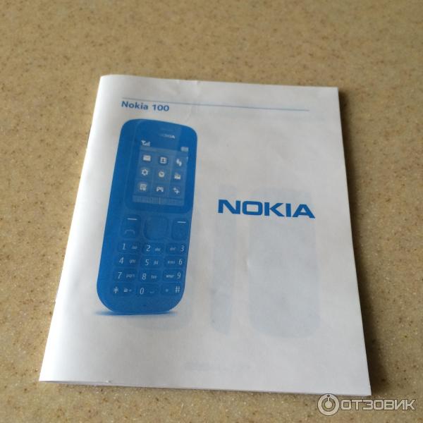 Сотовый телефон Nokia 100 фото