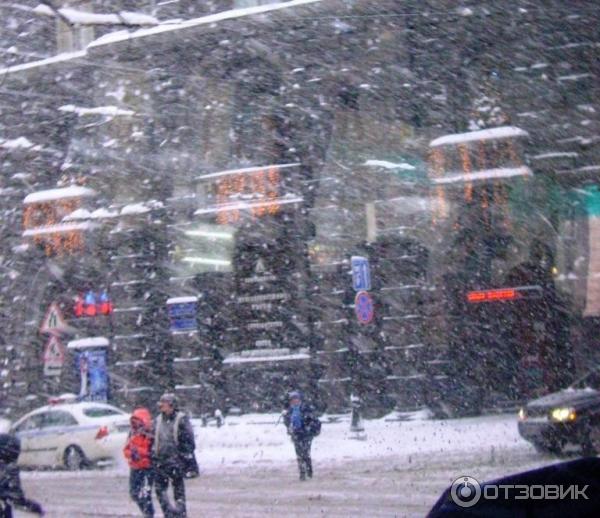 Снегопад в Санкт-Петербурге