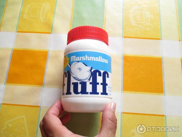 Кремовый зефир MARSHMALLOW FLUFF с ванильным вкусом фото