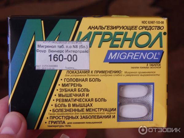 Мигрениум Таблетки Цена