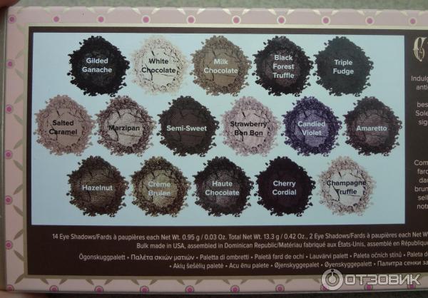 Палетка теней Chocolate Bar Eye Shadow Collection Too Faced фото