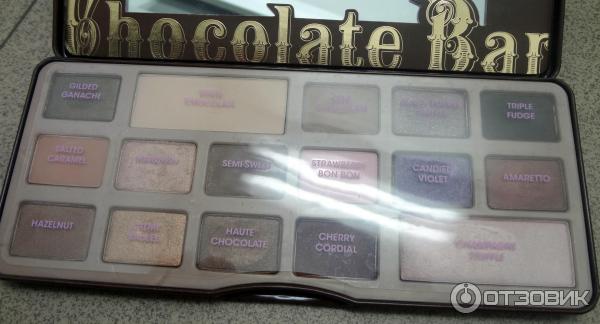 Палетка теней Chocolate Bar Eye Shadow Collection Too Faced фото