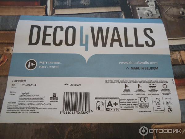 Обои на флизелиновой основе Deco4walls фото