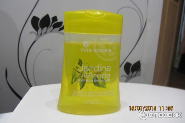 Гель для душа Yves Rocher Jardins du Monde Ylang-Ylang фото