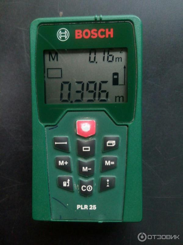 Лазерная рулетка Bosch PLR 25 фото