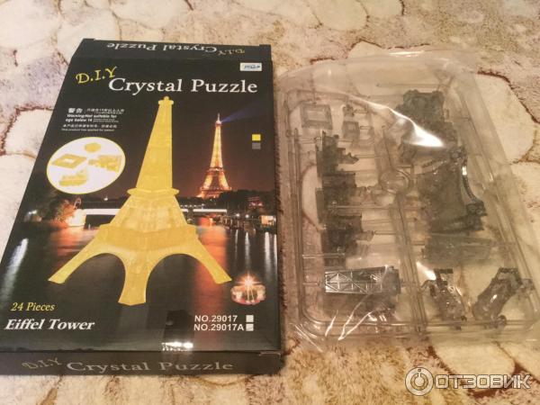 3D-пазл головоломка Crystal Puzzle с подсветкой фото