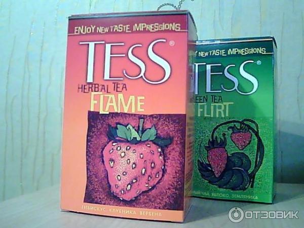 Чай Tess Flame Клубника фото