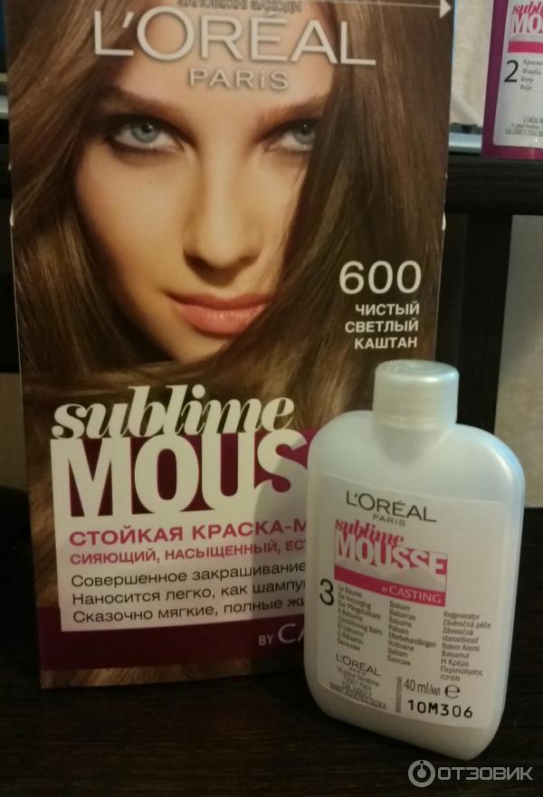 Краска-мусс для волос L'Oreal Paris Sublime Mousse фото