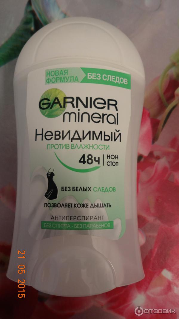 Антиперспирант Garnier mineral невидимый против влажности фото