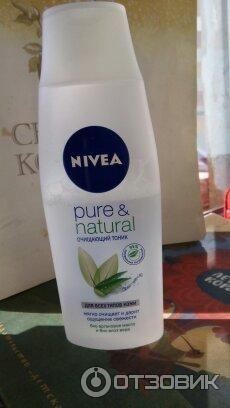 Очищающий тоник Nivea Visage Pure & Natural фото