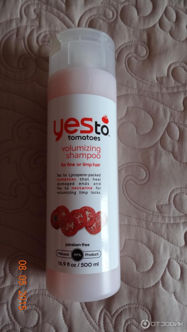 Шампунь для увеличения объема волос Yes To Tomatoes Volumizing Shampoo фото