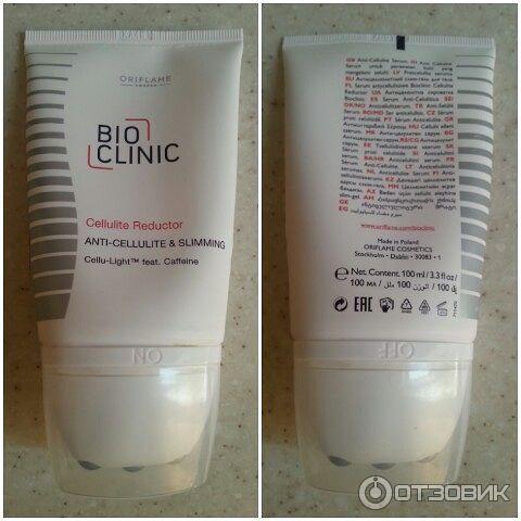 Антицеллюлитный гель Oriflame Bioclinic Cellulite Reductor фото