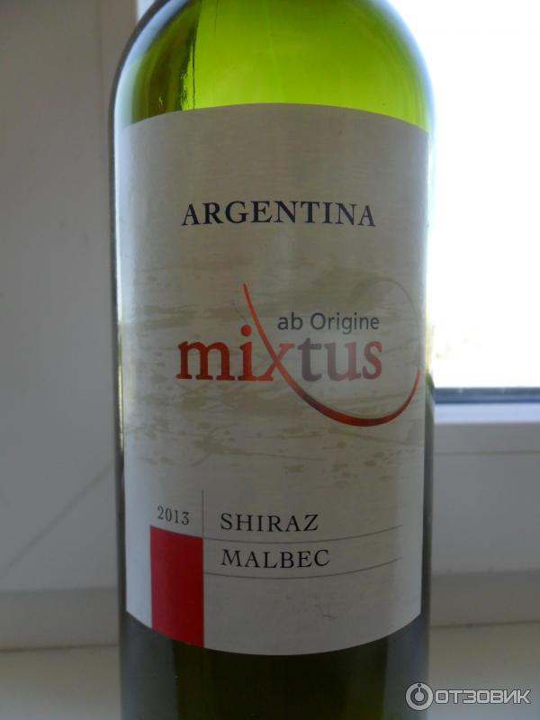 Вино красное сухое Trivento Mixtus Shiraz Malbec фото